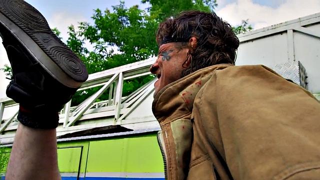 Uniformed gay deepthroated outdoors before bareback sex