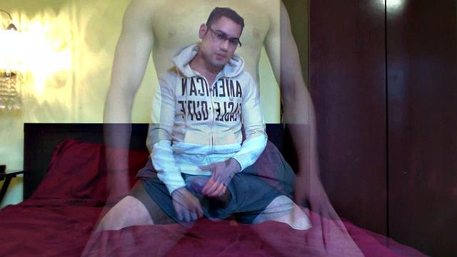 Amateur Stroking His Big Dick