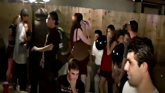 Horny college babe gets fucked hard