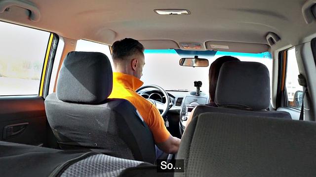 Nervous Driving MILF Spoils Instructors Cock