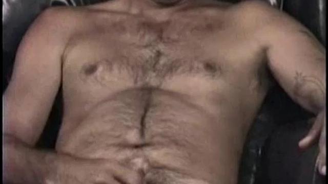 Robert strips down and strokes his thick cock for the camera