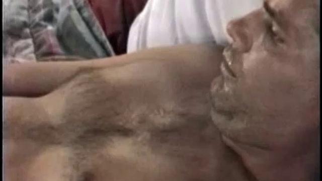 Robert strips down and strokes his thick cock for the camera