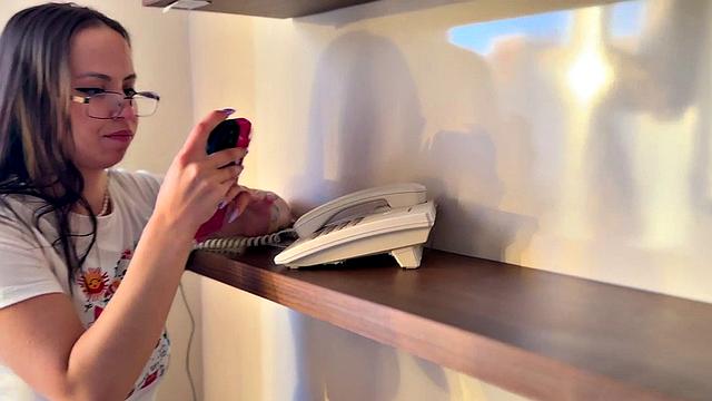 Busty solo teen masturbates hard