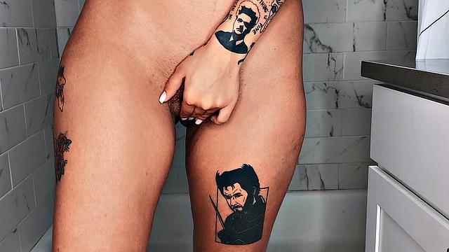 Ashlee's solo shower is a wet and wild pussy fingering and masturbation adventure!