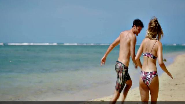 Radha Mitchell Cleavage & Tiera Skovbye Bikini