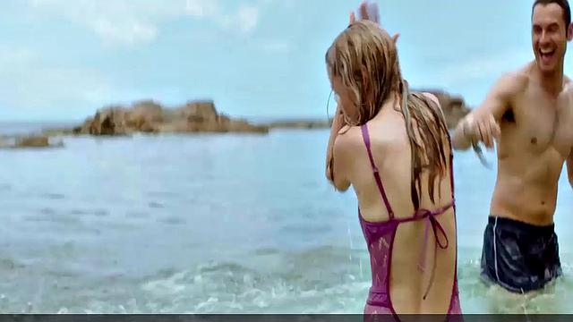 Radha Mitchell Cleavage & Tiera Skovbye Bikini