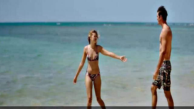 Radha Mitchell Cleavage & Tiera Skovbye Bikini