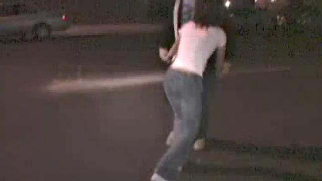 Coed lesbos lick at frat party