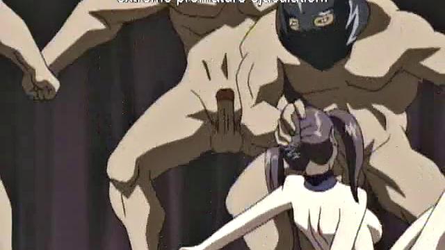 Hot Gangbang with Cute Teen and Double Penetration