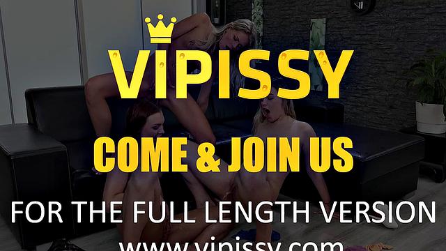 Pissing Threesome with Euro Babes