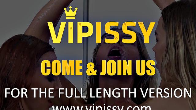 Pissing Threesome with Euro Babes