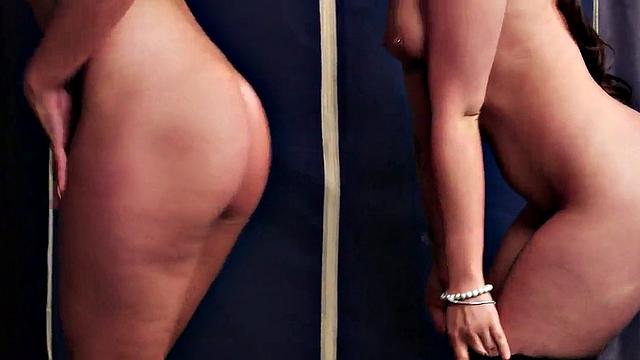 Voyeur strips for private show