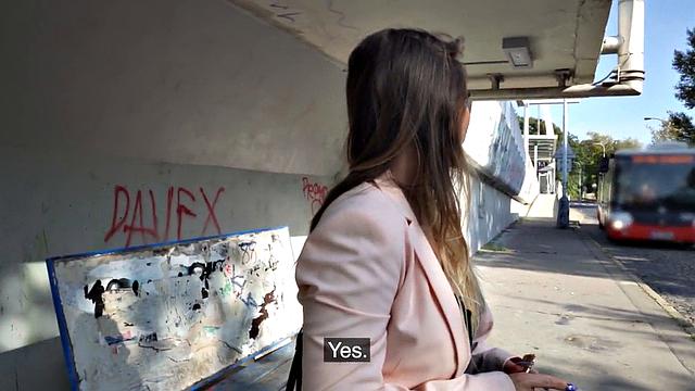 BBC loving slut picked up and fucked in public outdoor