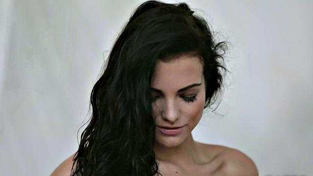 Check out how I tease my trimmed pussy with my fingers in the sun with my hair up!