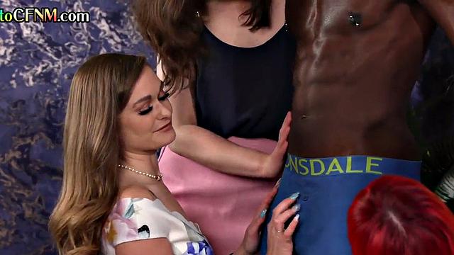 британские дамы cfnm сходят с ума от чёрного члена