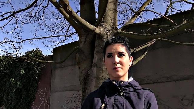 Hot student gets fucked in stairwell