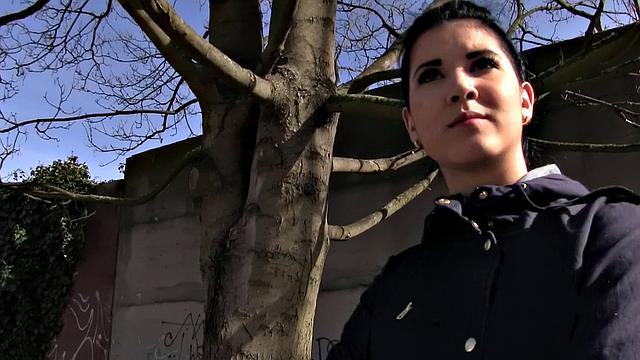 Hot student gets fucked in stairwell