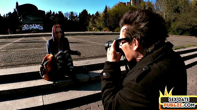 Busty petite enjoys pussysmashing