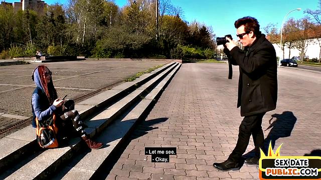 Busty petite enjoys pussysmashing