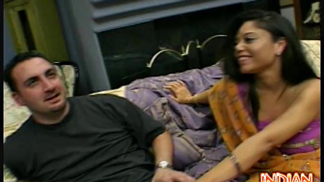 Indian Wife with Two Guys