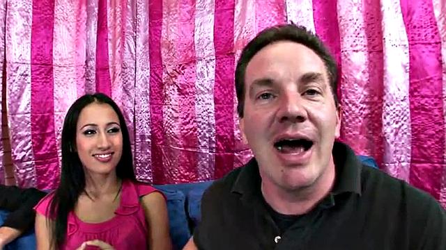 Amia Moretti teen rocks all over cock