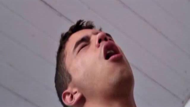 Alvaro Lima is stripping down for a shower. While he's getting wet, Bruno Almeida and Estevam Lobo show up. Estevam's cock is already hard when he drops his shorts and it doesn't unnoticed.