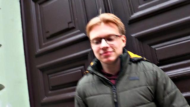 European twink picked up for paid gay anal in POV