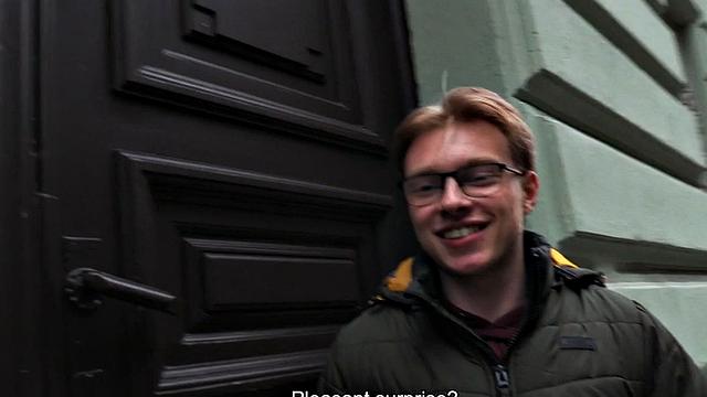 European twink picked up for paid gay anal in POV