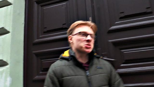 European twink picked up for paid gay anal in POV