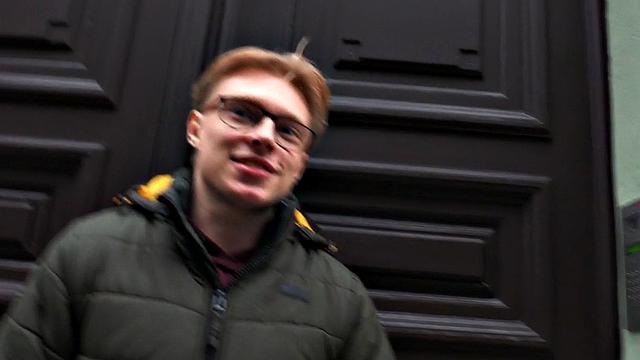 European twink picked up for paid gay anal in POV