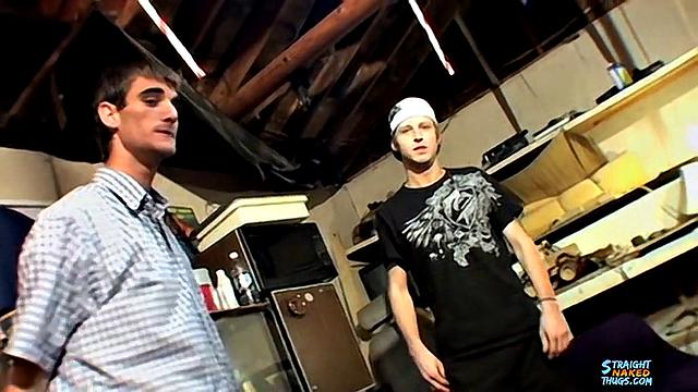 Duke, Blinx, Hollywood and ET strip down and get wild playing hacky sack before turning up the heat together