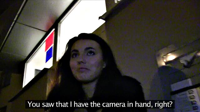 Watch this tattooed Czech babe get her trimmed pussy pounded in the dark by a big cock