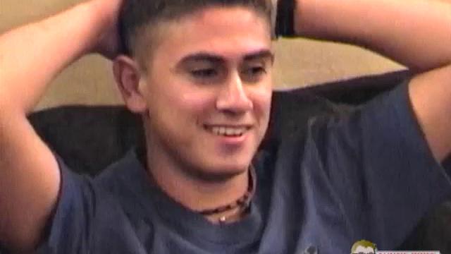 This scene is actually taken from some of the first video Auntie Bob shot of Kevin, so it's kind of like looking at a flashback