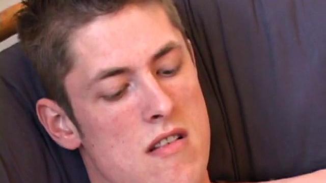 After inviting us to watch, Marc Sterling pulls out his huge cock and lubes it up. He lets a friendly hand stroke him and then eats his pre-cum before shooting a massive load onto his face and into his mouth.