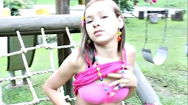 Selina 18 Rubbing Tits and Pussy Solo