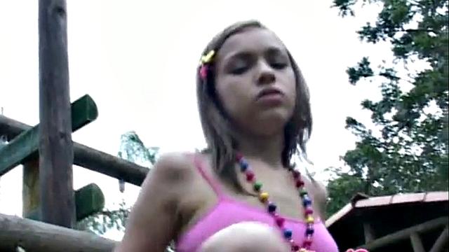 Selina 18 Rubbing Tits and Pussy Solo