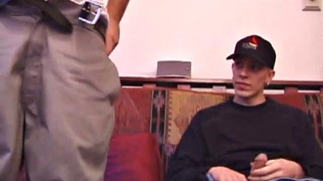 Shane is ready for some one-on-one time with Shawn DeRocc. The boys stroke solo, until Shawn licks Shane's stiff dick.