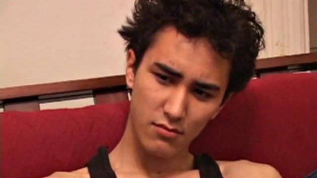 Emilio has a hand in his pants and a problem only a big cum shot can fix