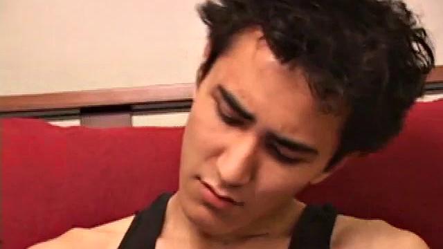 Emilio has a hand in his pants and a problem only a big cum shot can fix