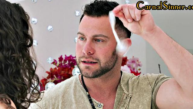 Cheating MILF cuckolds her hubby with his best friend