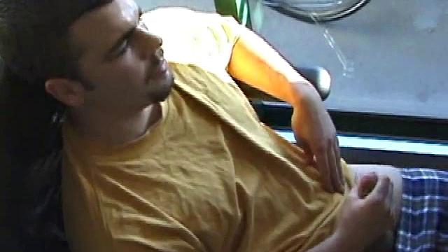 Tony Strokes His Hard Dick
