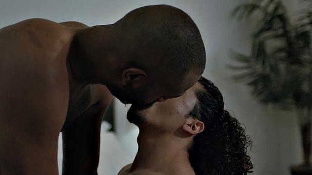 BBC barebacking inked twink in doggystyle after blowjob