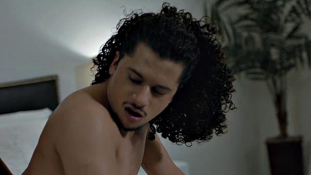 BBC barebacking inked twink in doggystyle after blowjob