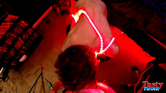 Blake Mast Lights Up Trace's Ass!