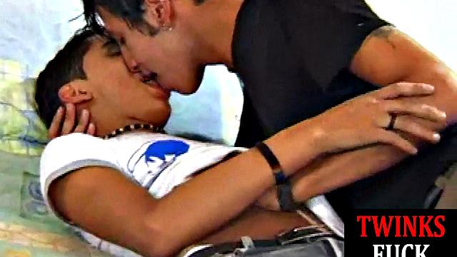 Latin twink gets facial after blowjob and rimming