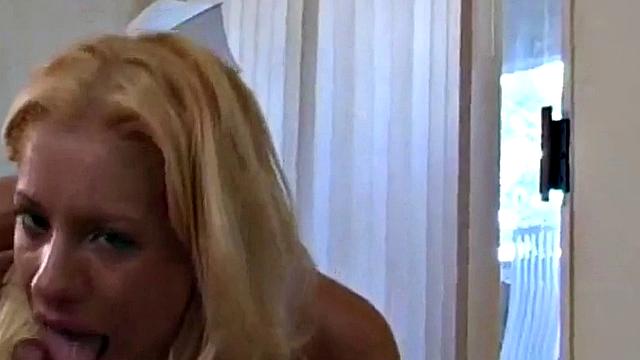 Morgan takes a facial after giving head