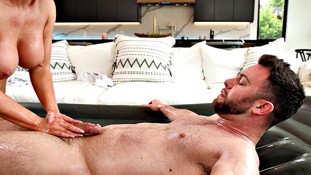 ADULT TIME - CHOOSE YOUR MASSEUSE! Layna Marie VS Jennifer White Oiled Up Nuru Massage BATTLE