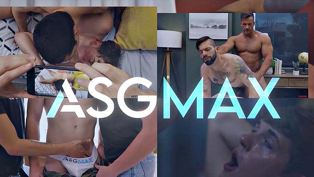 Пасынка затянуло в горячий тройничок с качком-отчимом и его парнем