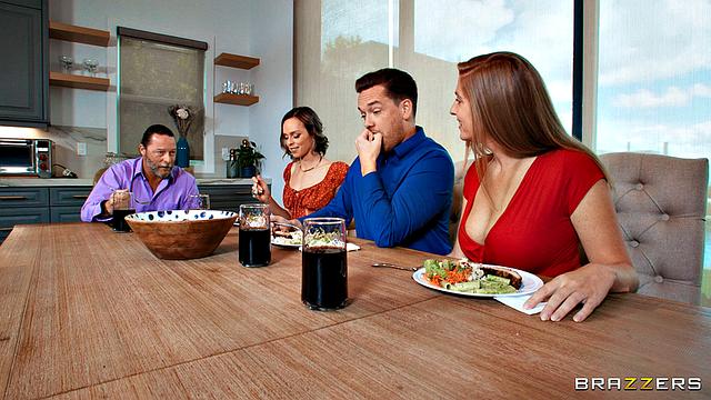 Dinner Guest Enjoys Wife's Pussy