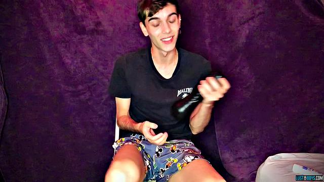 Hung Henry Plays with a Toy - Henry Evans